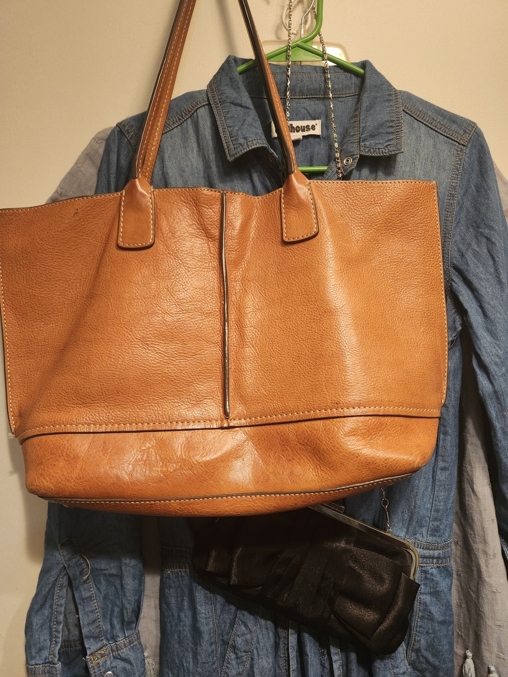 Frye Cognac Leather Tote Bag - Picture 2 of 9